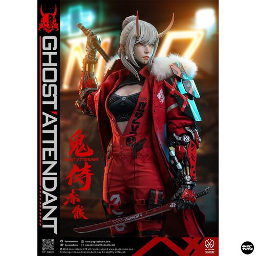 【TYCTOYS】定金预售 POPCOSTUME鬼侍绯刃修罗赤骸1/6可动GS-002 - 图1