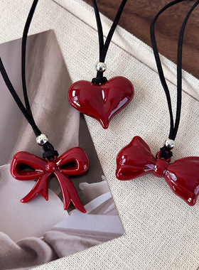 百搭多巴胺树脂毛衣链男女通用