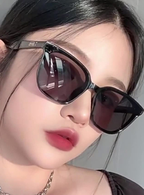 方形墨镜防紫外线显瘦韩版女