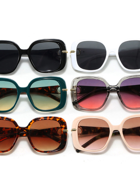 方形大框墨镜女ins欧美太阳眼镜