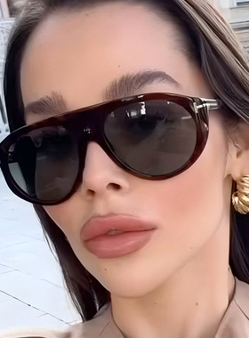 复古T字蛤蟆形太阳眼镜美式墨镜