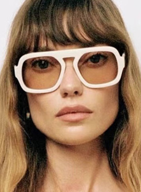 单梁太阳镜遮阳街拍欧美男女方形