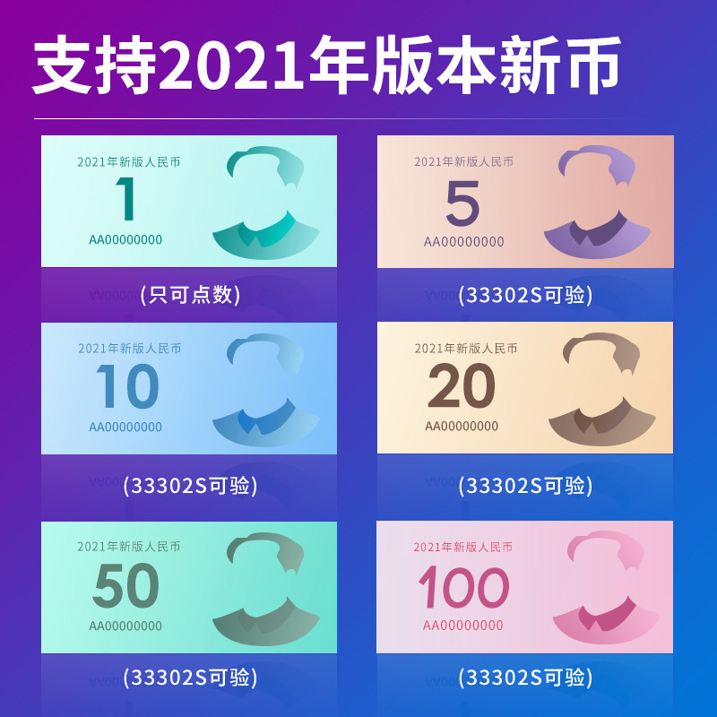 【支持2022新旧币】得力c类 徵曦办公用品点钞机