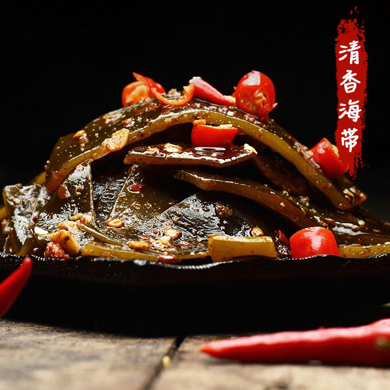 麻辣海带丝重庆陶妈妈美食海带片即食素食零食熟食卤味小吃私房菜,淘宝优惠券,粉丝福利购,淘宝优惠卷