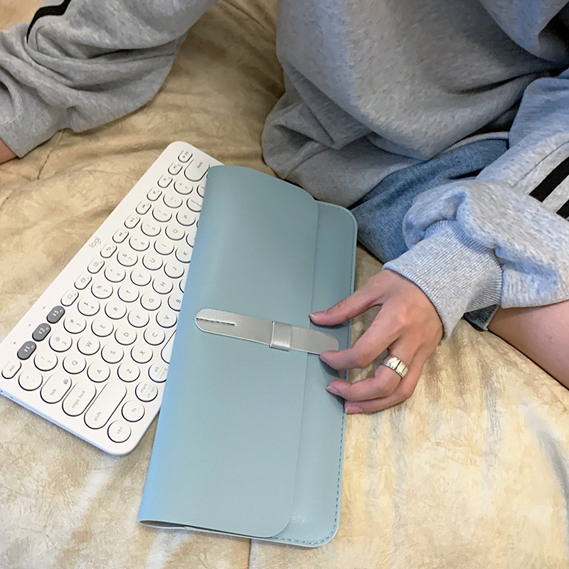 适用罗技K380键盘包苹果妙控键盘收纳袋便携防尘保护套无线蓝牙女 - 图1