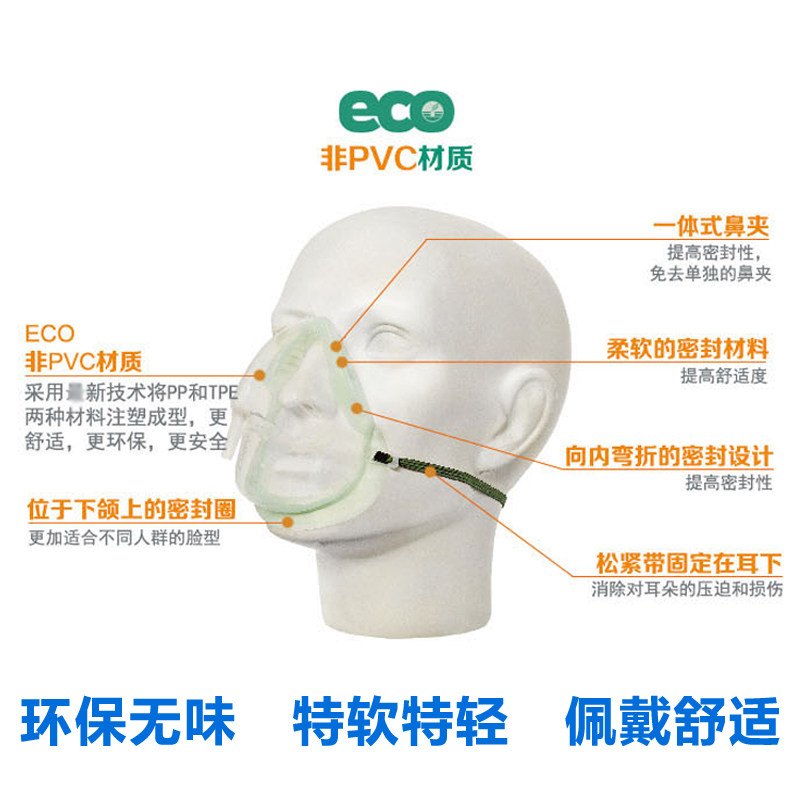 英国进口氧气面罩吸氧面罩儿童成人吸氧一次性吸氧管呼吸配件ZK - 图0