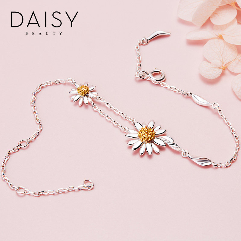 daisy beauty女士雏菊s925银手链 嘉时信海外手链