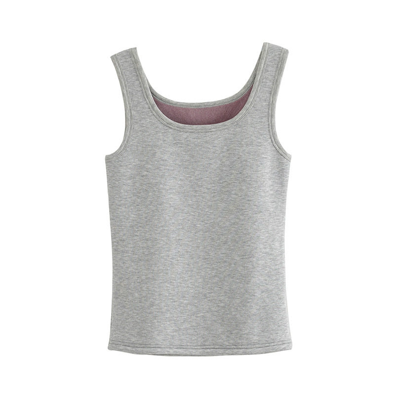 新款保暖背心女内穿无痕加绒加厚修身秋冬无袖打底上衣马甲,淘宝优惠券,粉丝福利购,淘宝优惠卷