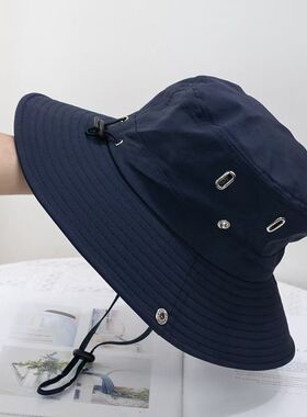 登山帽渔夫帽女防晒户外