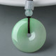 Jade peace buckle Myanmar a goods full color necklace pendant