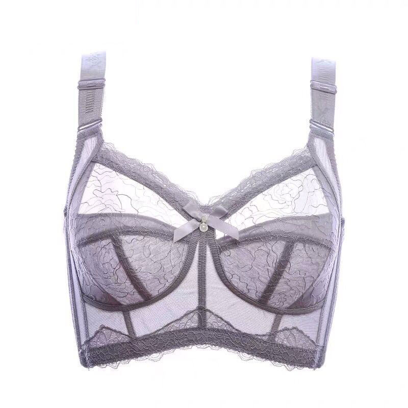 薄款大胸显小无钢圈超薄聚拢文胸 缇姿奴文胸