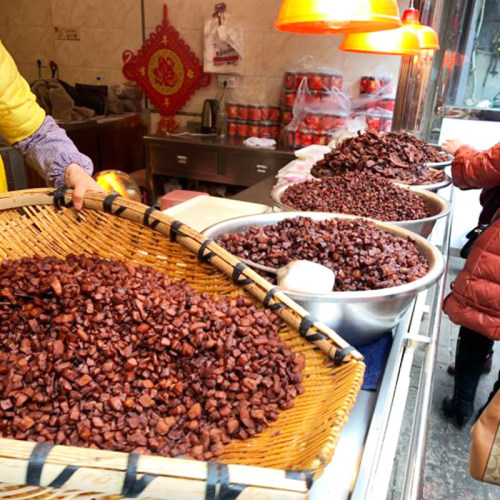 贵阳民生路丁家脆哨猪油渣五花瘦肉软哨臊子250g现做发货当天取货-图3