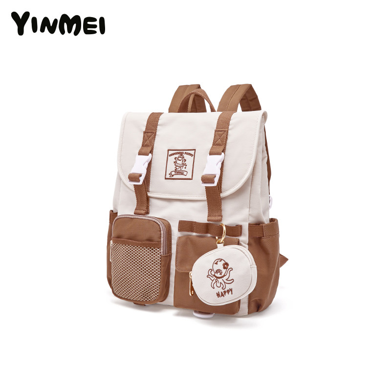 yinmei原创2022新款大容量女双肩包 音魅双肩背包