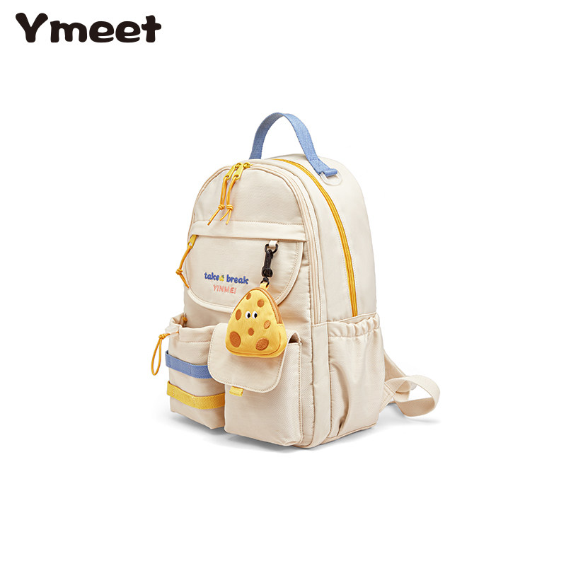 yinmei 2023新款大容量日韩初双肩包 音魅双肩背包