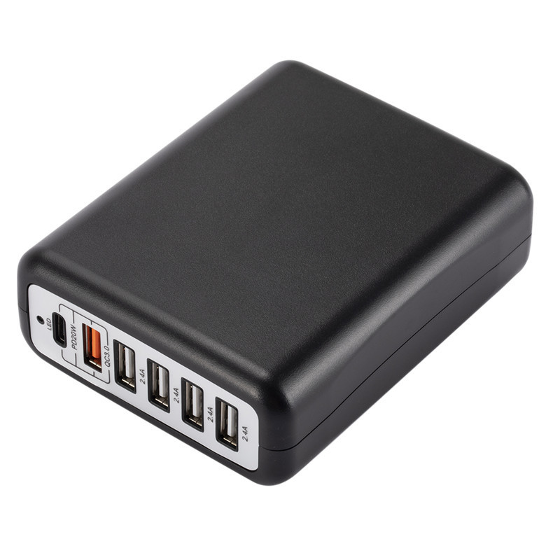 USB PD充电器100W支持智能手机笔记本5V9V12V充电总功率75WPD充电 - 图1