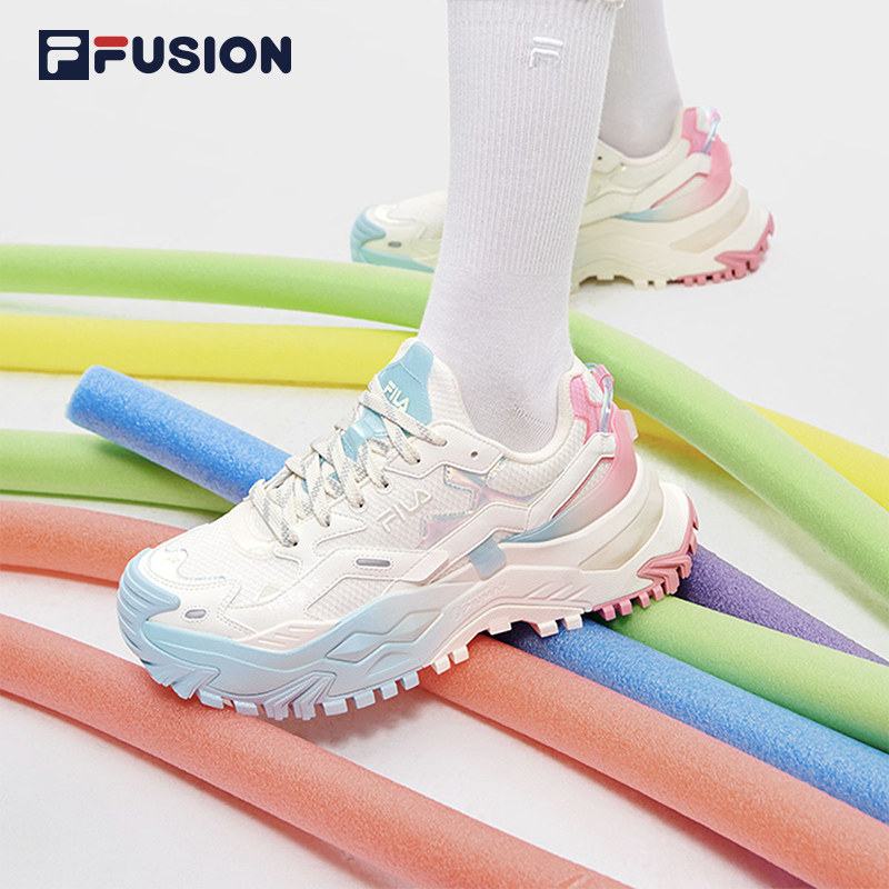 FILA FUSION斐乐潮牌官方女鞋夏季硬糖鞋鞋子增高鞋女款运动鞋 - 图1