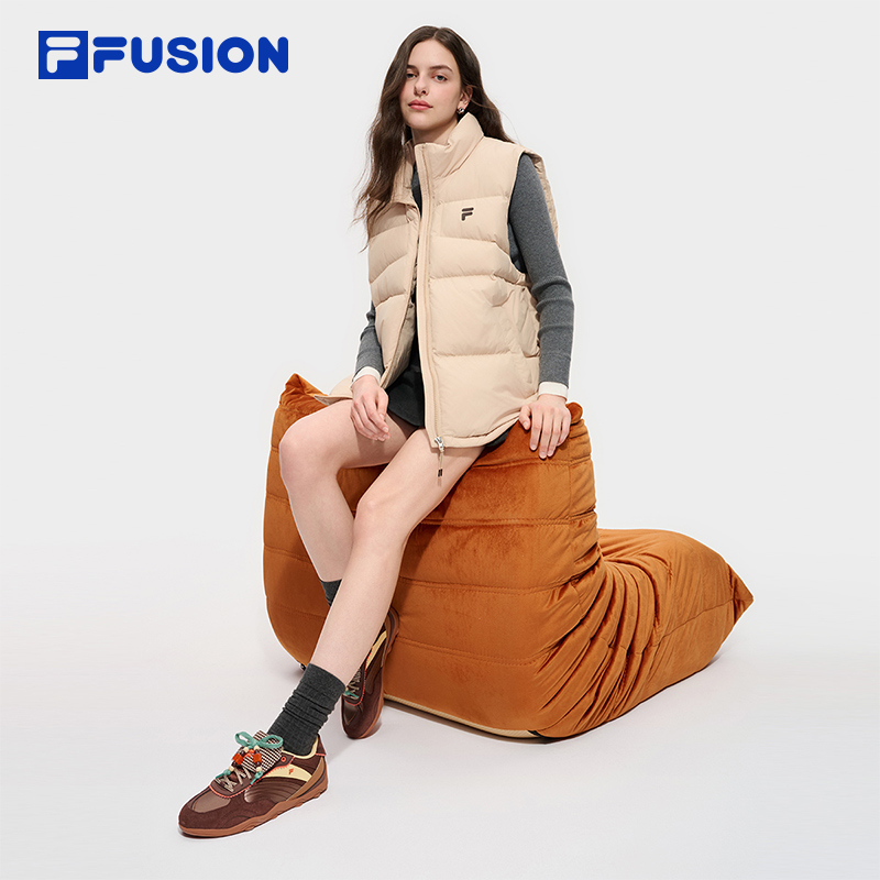 FILA FUSION斐乐女鞋薄底鞋2025冬季新款德训芭蕾鞋运动鞋休闲鞋 - 图2