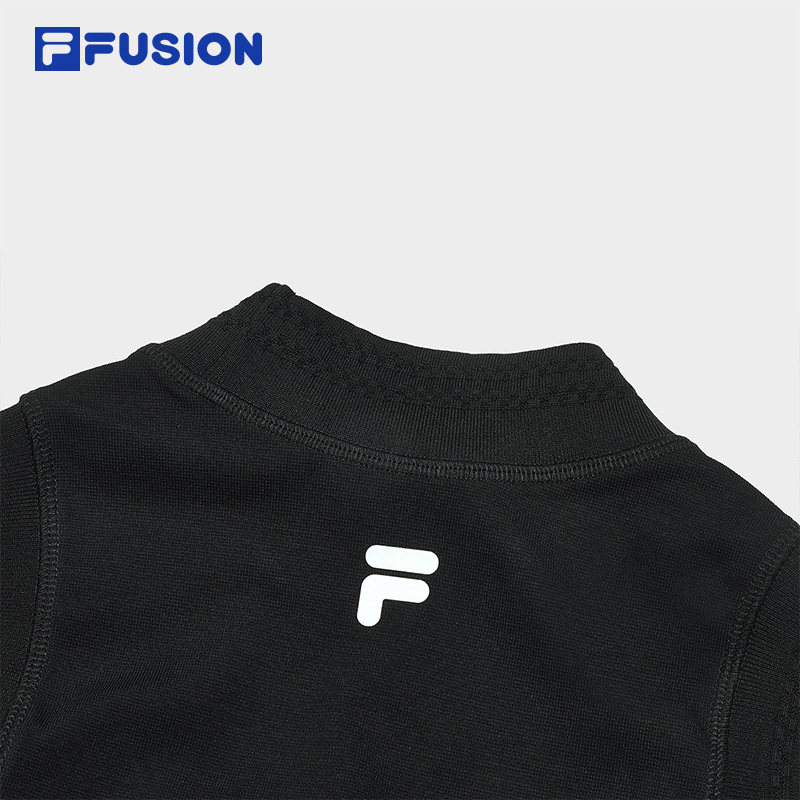 FILA FUSION斐乐潮牌针织背心女子夏季款小高领无袖紧身短版上衣,淘宝优惠券,粉丝福利购,淘宝优惠卷