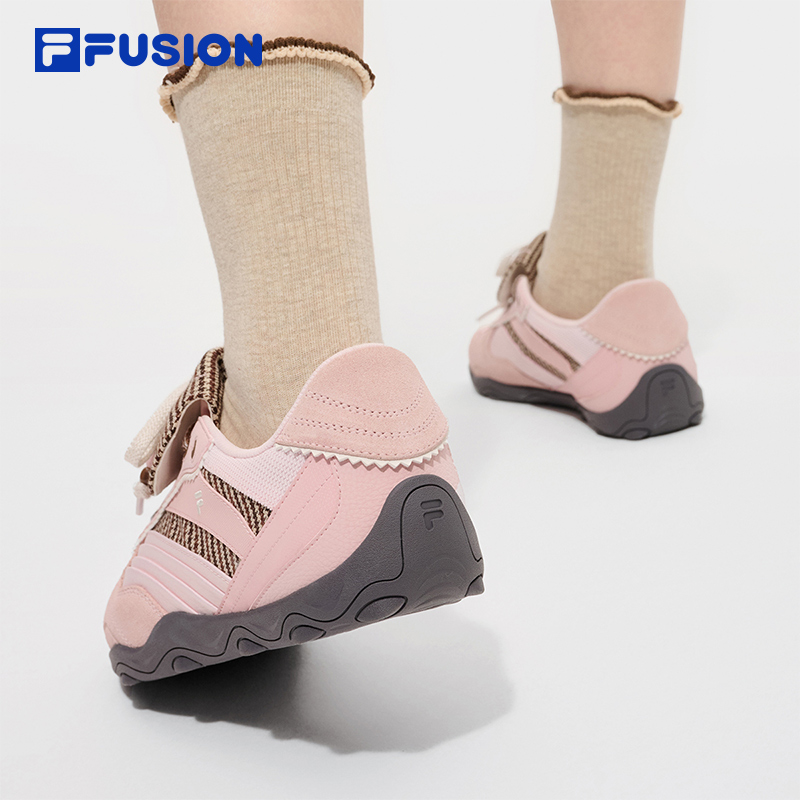 FILA FUSION斐乐女鞋薄底鞋2025冬季新款德训芭蕾鞋运动鞋休闲鞋 - 图3