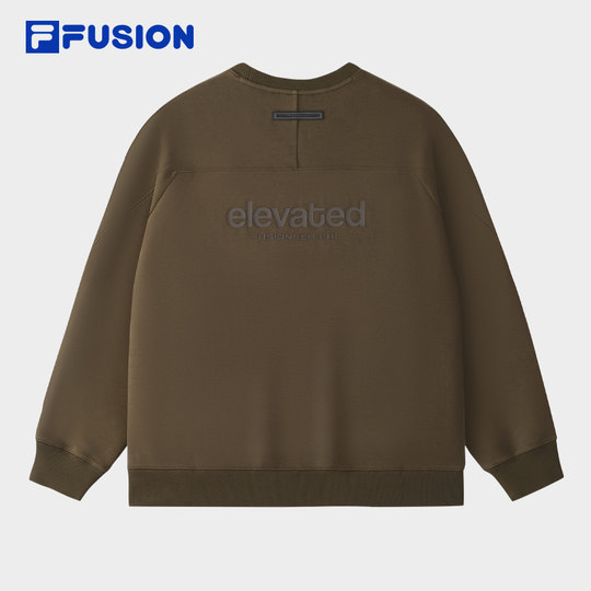FILA FUSION Fila trendy brand couple pullover sweatshirt 2025 winter new casual knitted long-sleeved top