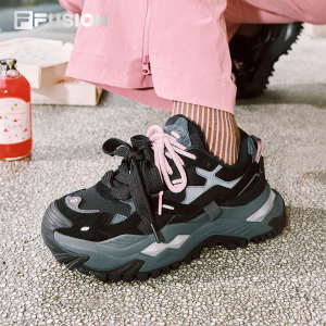 硬糖|FILA FUSION斐乐潮牌女鞋老爹鞋2025秋季新款厚底增高运动鞋