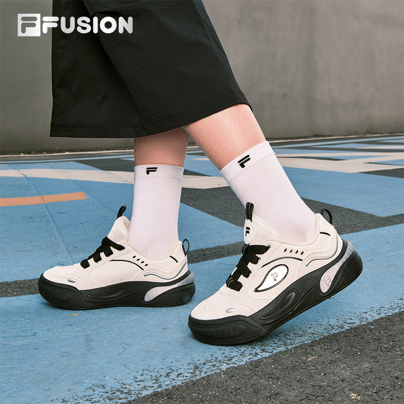 蛋糕鞋丨FILA FUSION斐乐潮牌女鞋厚底增高板鞋新款休闲鞋大头鞋,淘宝优惠券,粉丝福利购,淘宝优惠卷