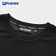 Fila Fusion Frauen gestricktes Kleid 2025 Sommer neuer modischer unregelmäßiger T-Shirt-Rock