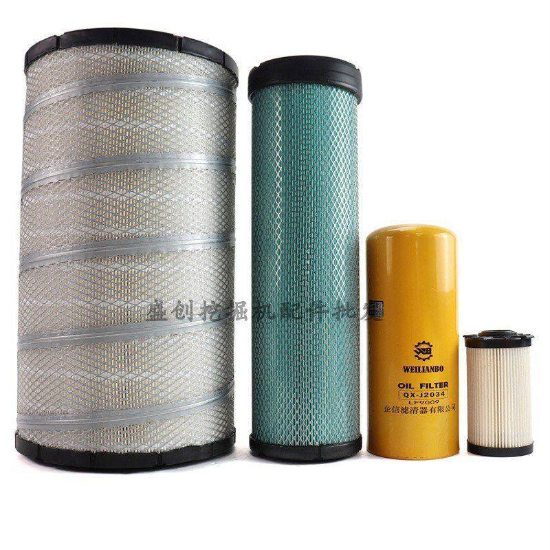 国四现代挖掘机HX350 375 405柴油滤芯机油油水空气液压回油配件,淘宝优惠券,粉丝福利购,淘宝优惠卷