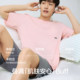 Youkeshu Modal summer home clothing suit for women couple short-sleeved thin men's pajamas
