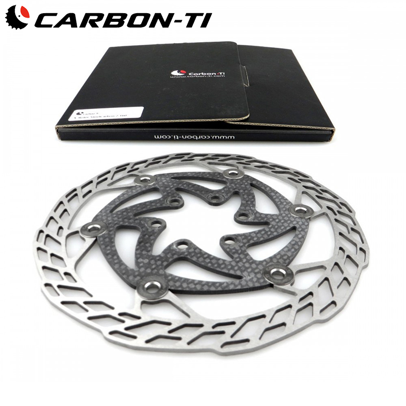 Carbon Ti X-ROTOR STEELCARBON 2超轻碳纤维六钉碟片碟刹盘片-图2