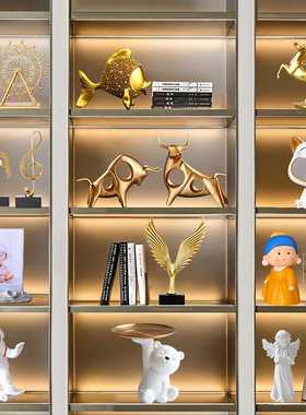 现代轻奢风高档创意电视酒柜客厅装饰品摆件玄关小北欧家居工艺品