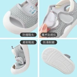 Детские летние сандалии для раннего возраста, нескользящие туфли, спортивная обувь для мальчиков, мягкая подошва, 0-1 лет