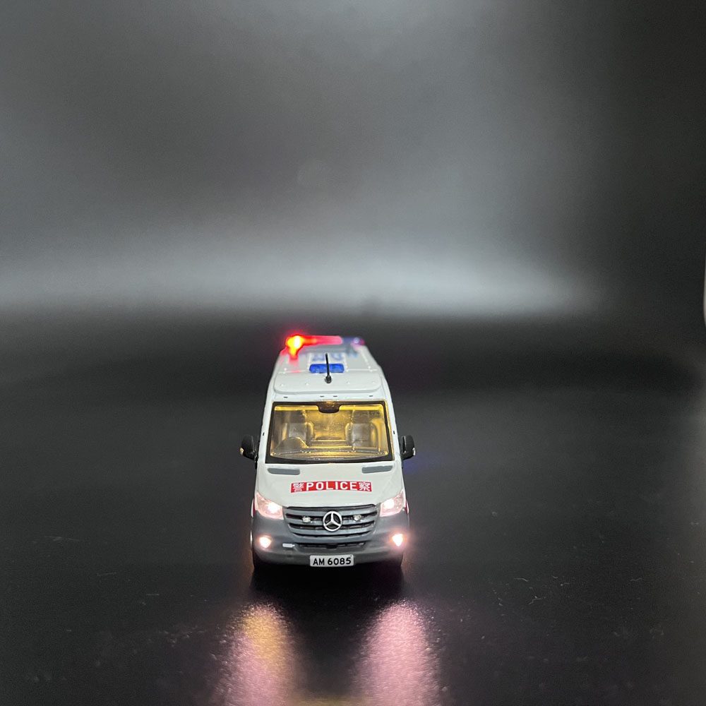 Tiny 微影176#平治警队冲锋车（AM6085)改装加29灯 可充电 锂电池,淘宝优惠券,粉丝福利购,淘宝优惠卷