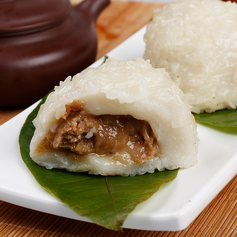 黄富兴粢毛团糍毛团苏州糕团早餐鲜肉炒肉荠菜豆沙味糯米团子特产 - 图3