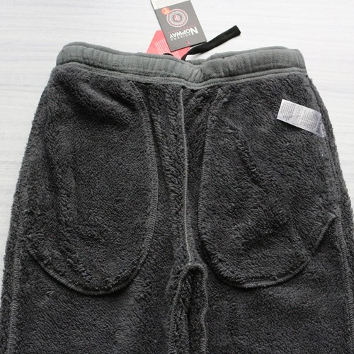 出口挪威特厚加绒卫裤男束脚宽松拉链收口运动裤羊羔绒保暖女长裤 - 图2