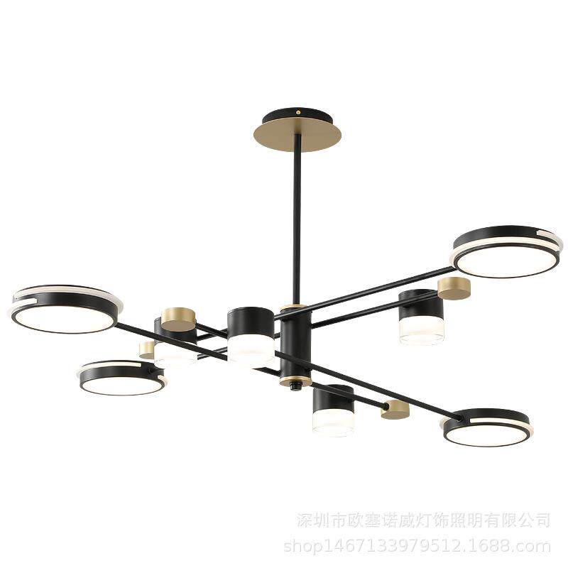 北欧客厅成套全屋led三室两厅吊灯 素盏餐厅吊灯
