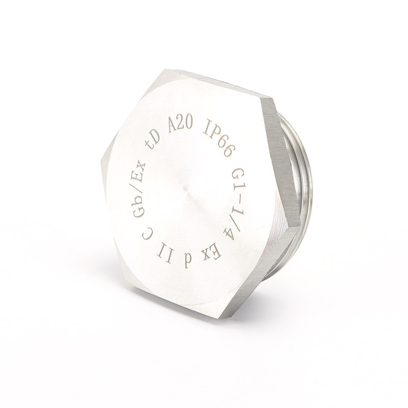 304/316外六角不锈钢防爆堵头防水密封盲堵丝堵闷盖M20NPT1/2 3/4,淘宝优惠券,粉丝福利购,淘宝优惠卷