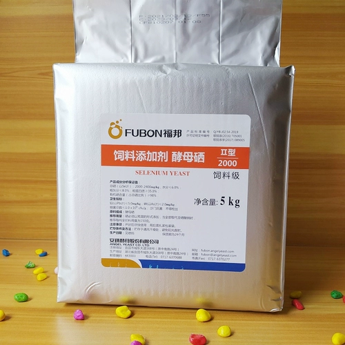 Anqi Fubon дрожжи Selenium 2000ppm 5 кг/сумка улучшает выживаемость и производительность воспроизводства повышенной иммунитет