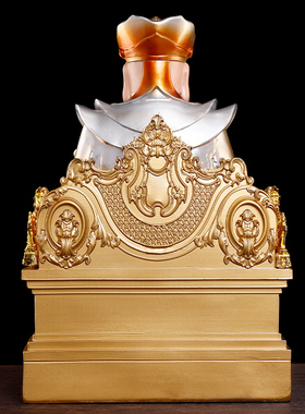 慈缘阁龙椅铜彩土地公像土地公土地婆神像福德财神土地爷土地公公