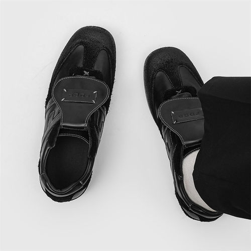 【原单货】德训鞋2026新款翻盖休闲鞋方头德比鞋拳击训练鞋阿甘鞋 - 图2