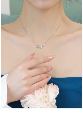 「郁金香」纯银s999项链女轻奢