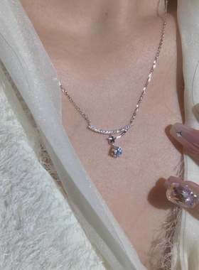 许愿星项链女S999纯银轻奢