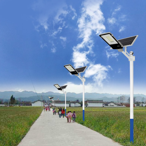 太阳能路灯户外超亮大功率LED家用庭院灯新农村6米高杆天黑自动亮 - 图0