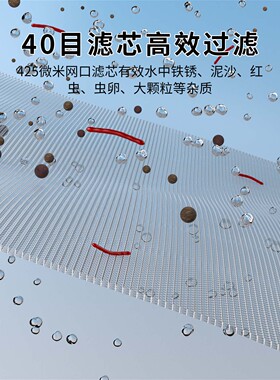 小型不锈钢网过滤器喷嘴防堵泥沙