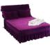 Phương pháp đơn mảnh dày nhung chăn ga gối giường lông cừu san hô ấm áp trải giường flannel đặt đầu giường mùa thu và mùa đông - Váy Petti ga giường có viền Váy Petti