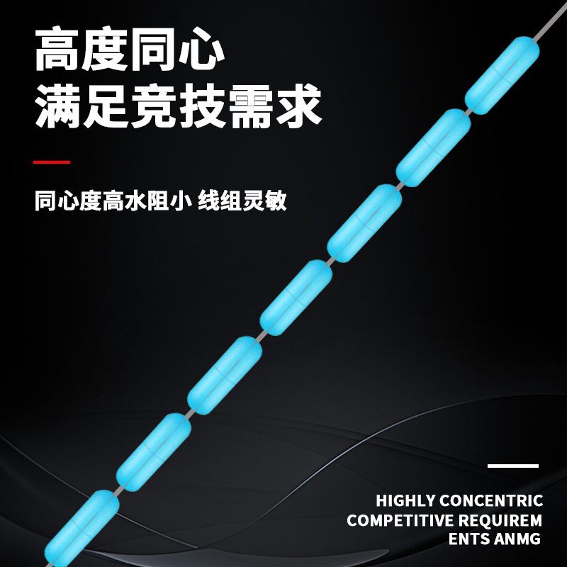 盘老板大物线组配件太空豆套装全套散装硅胶钓鱼配件巨物垂钓转环-图2
