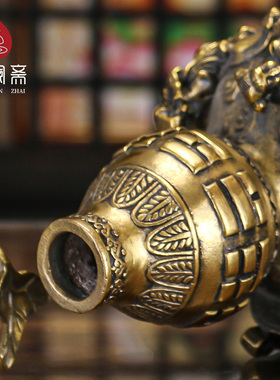 立体纯铜风水装饰品招财八仙葫芦