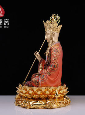 娑婆三圣供奉地藏王菩萨摆件佛像