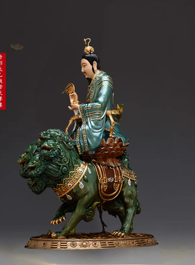 骏澜斋铜太乙救苦天尊家居摆件佛具用品大全神像摆件佛具用品全套