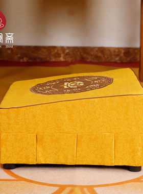 骏澜斋吉祥花拜垫跪椅佛具用品